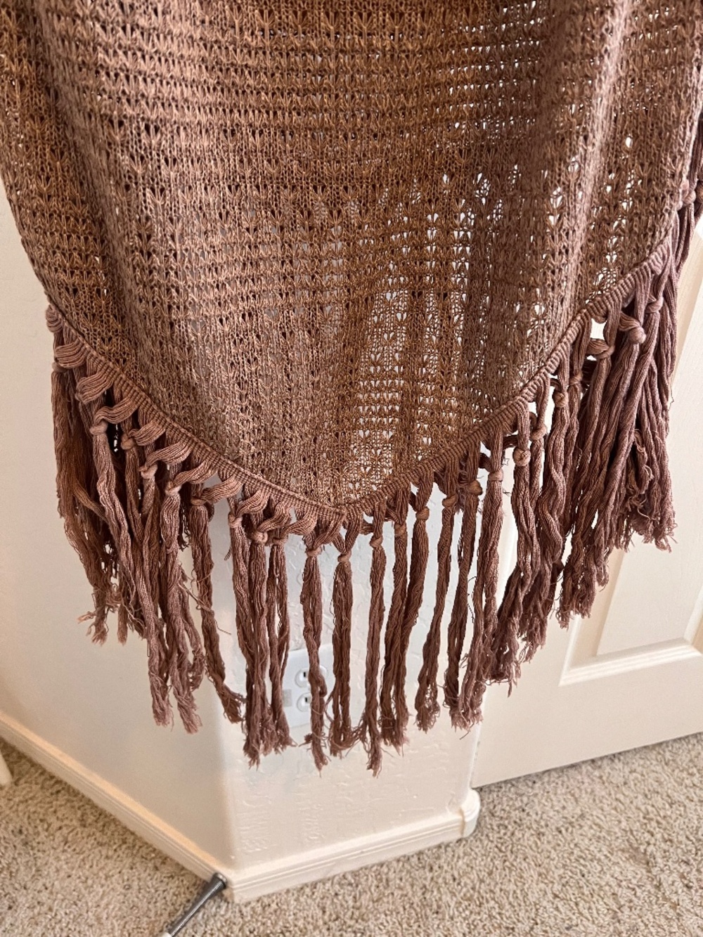 Knit/Crochet Halter Fringe Dress